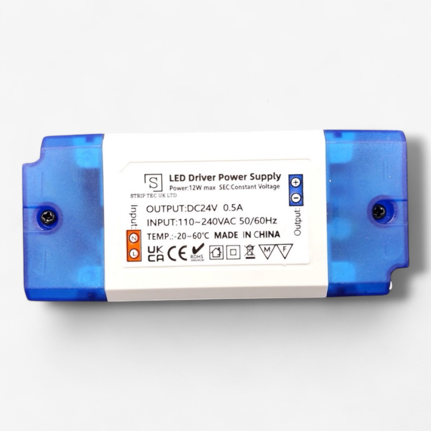 24V 12W LED Driver – Non-Dimmable IP20 Power Supply for Indoor LED Lighting - Image 1
