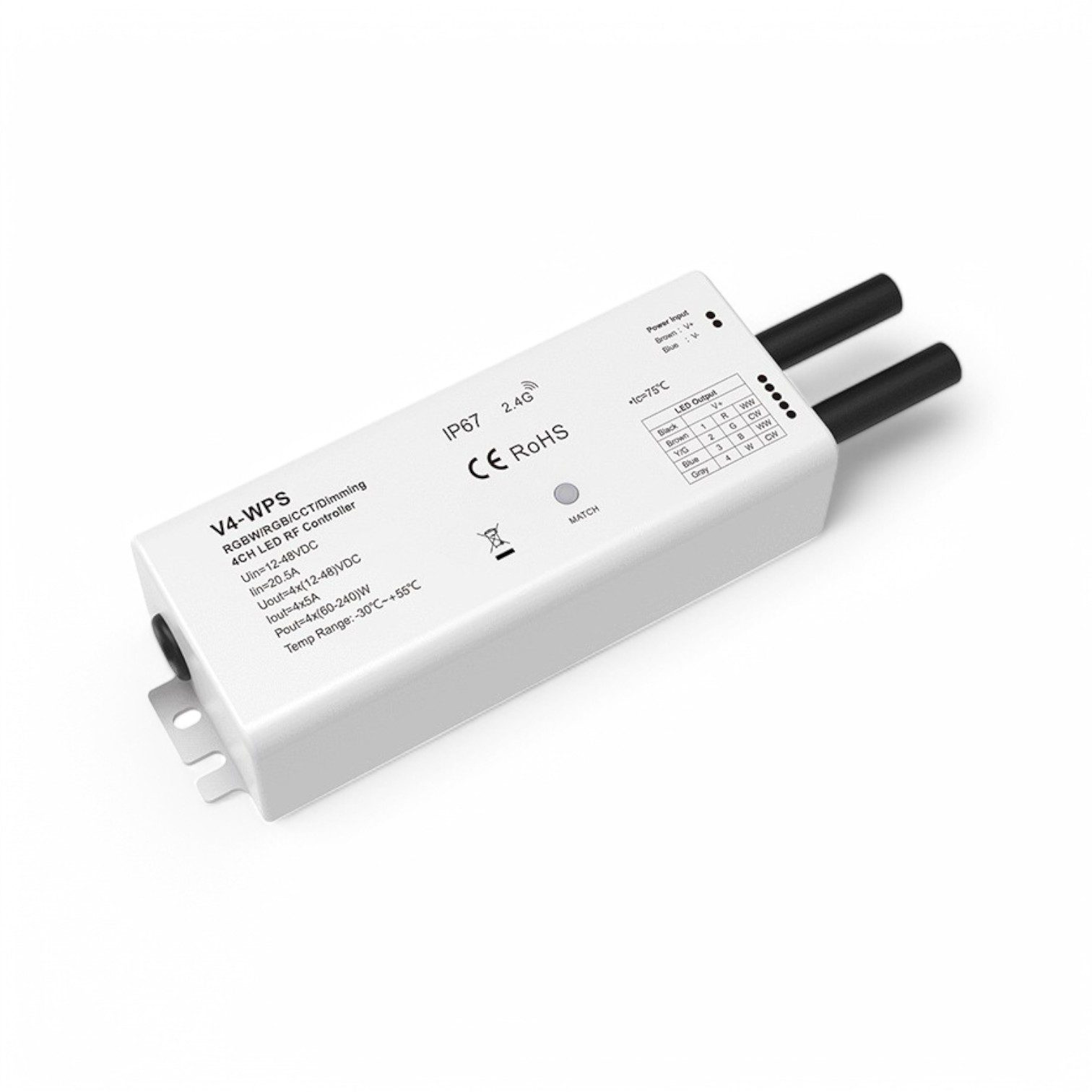 striptec-4-channel-12-48v-ip67-waterproof-receiver-dimcctrgbrgbw-1
