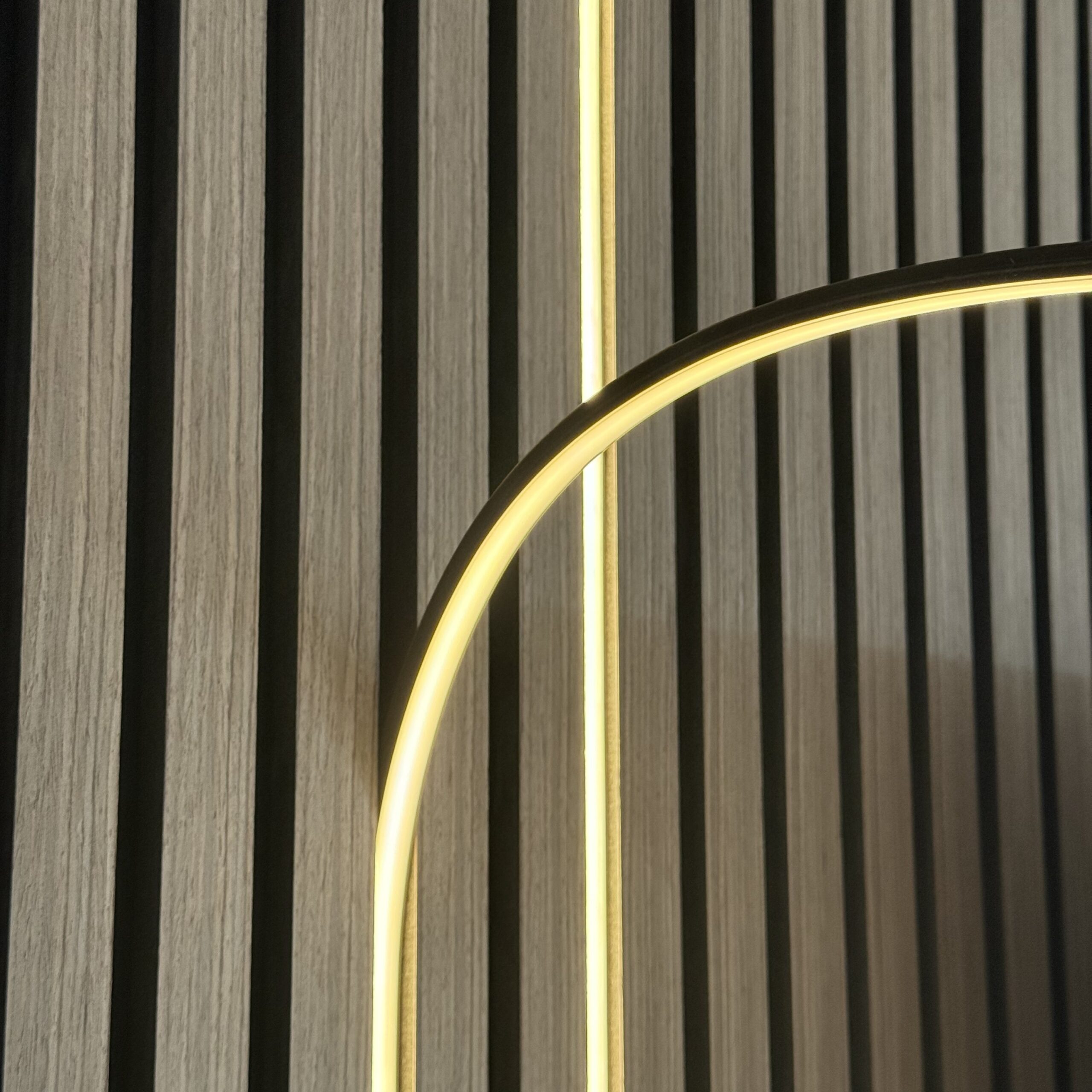Led Slat Lighting EnvyPRO | All Black Slat Wall LED Strip Light Kit | 3000K