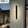 60CM | Outdoor Acrylic Black Wall Light | Waterproof IP65 CCT & Dimmable via remote - Thumbnail Image 3