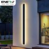 100CM | Outdoor Acrylic Black Wall Light | Waterproof IP65 CCT & Dimmable via remote - Thumbnail Image 3