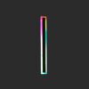 120CM | Outdoor Acrylic Black Wall Light | Waterproof IP65 RGB - Thumbnail Image 2