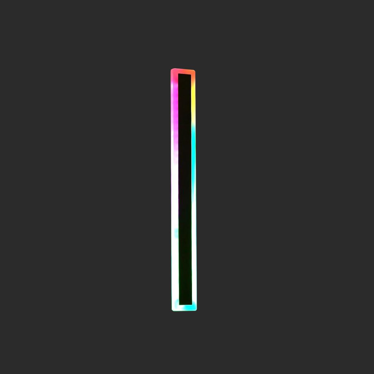 120CM | Outdoor Acrylic Black Wall Light | Waterproof IP65 RGB - Image 2